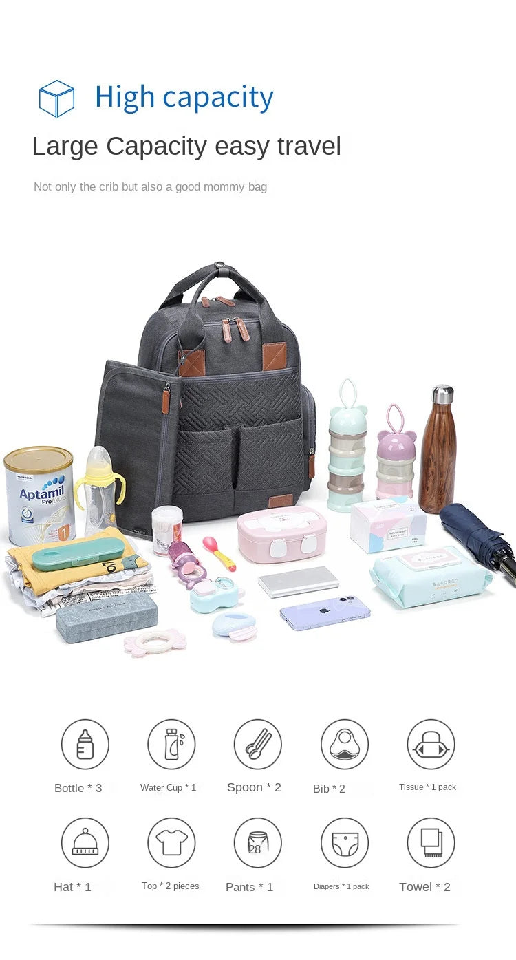 Multi-function Maternity Bags with Changing Mat