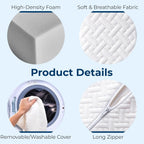 Knee Wedge Pillow- Firm Foam Support