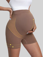 Maternity women  cropped pants, high waist support,