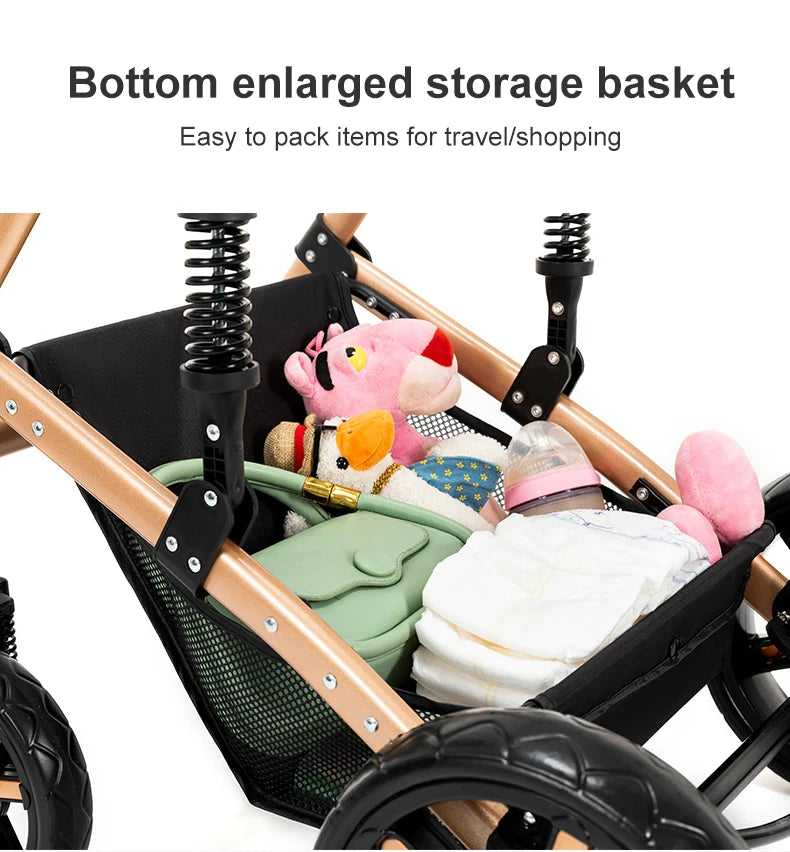 3 in 1 Baby Stroller with Car Seat ISOFIX Compatible
