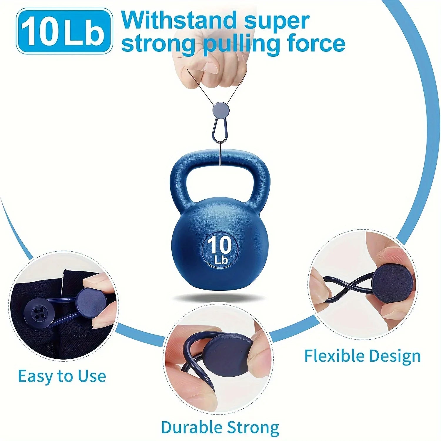Easy-Adjust waist Extenders -pants Button