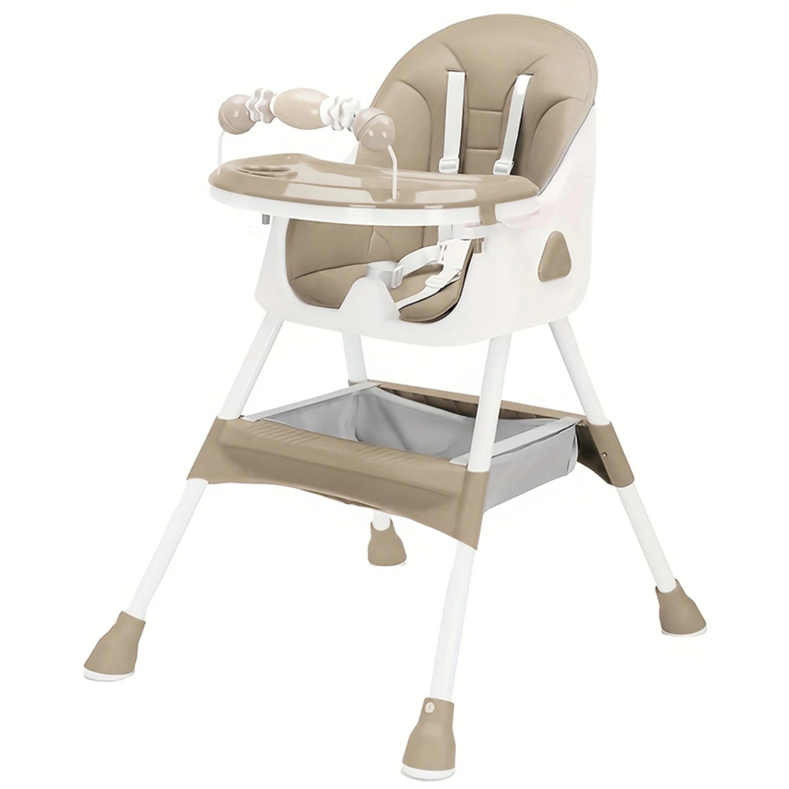 Foldable Baby High Toy Rack, Easy to Clean