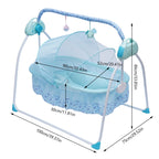 25kg Electric Baby Crib Cradle Auto Swing Bed