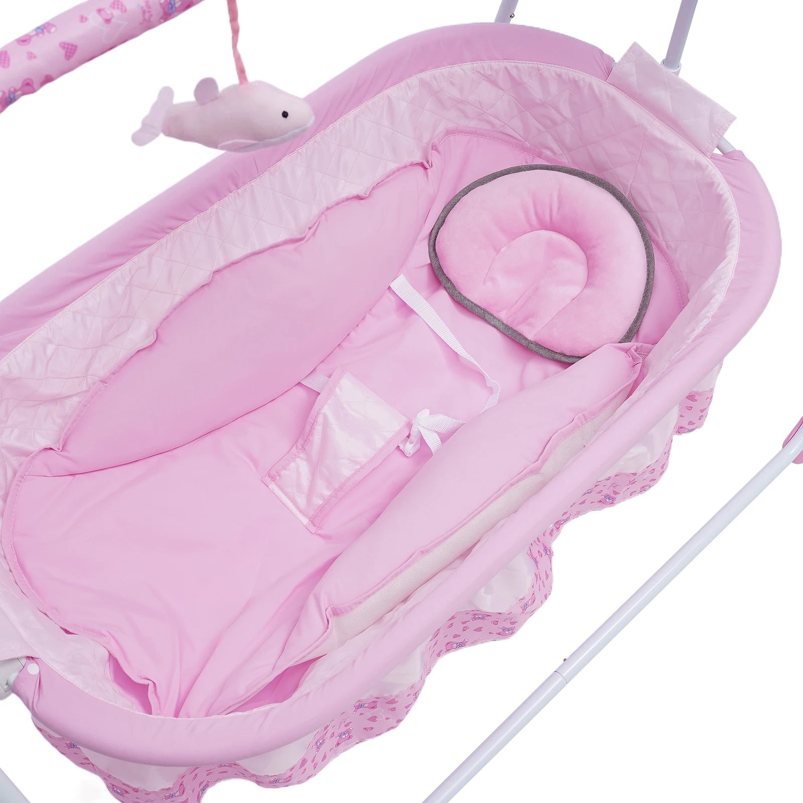 25kg Electric Baby Crib Cradle Auto Swing Bed