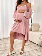 2-Piece Maternity Nursing Sleep Set: