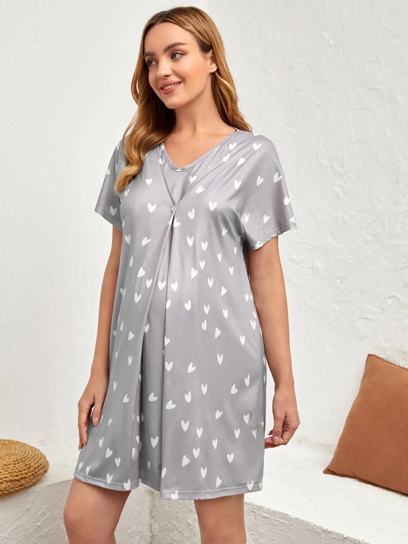 Nursing Nightdress for Maternity