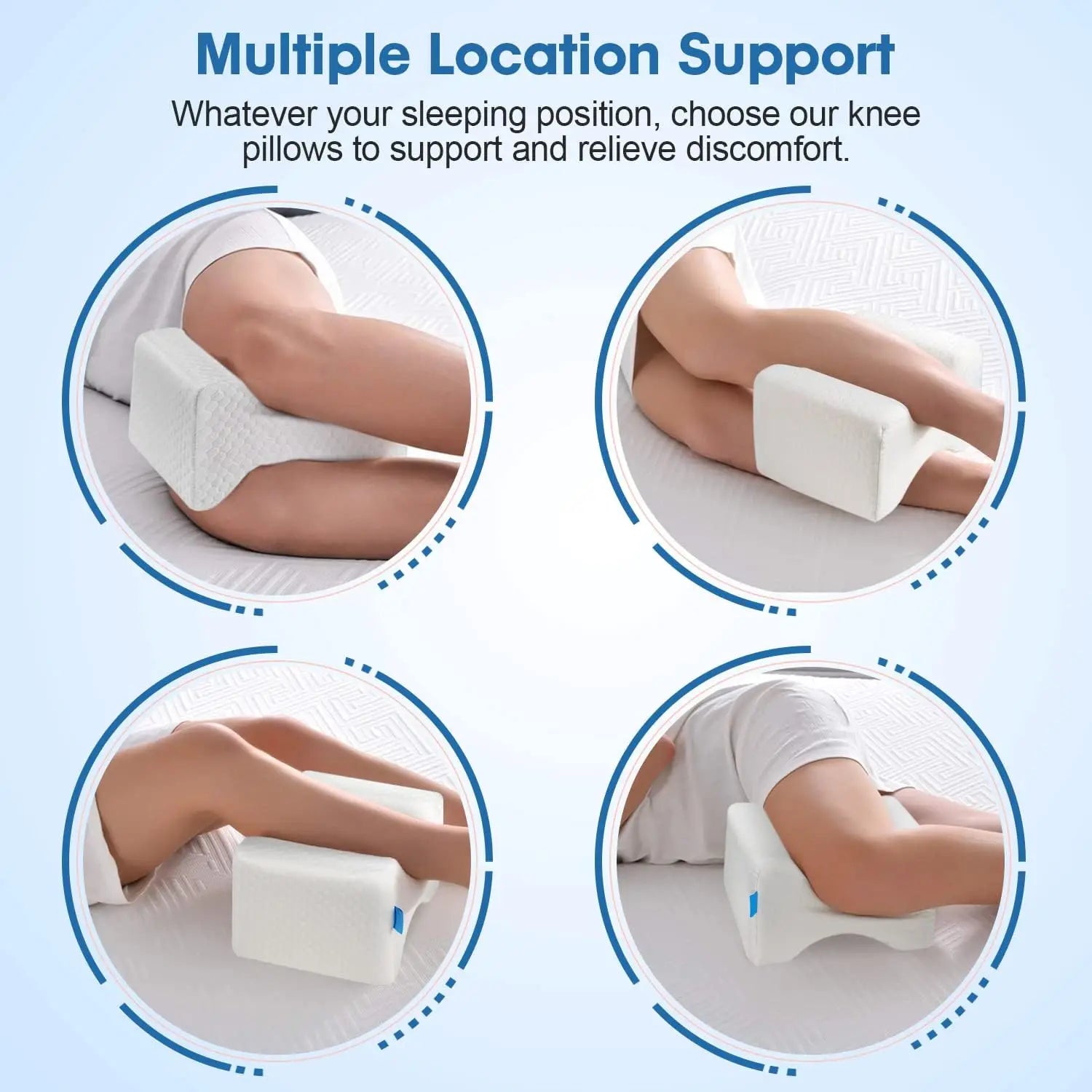 Memory Foam Knee Pillow for Pregnancy