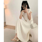 Pregnant Woman Summer Knitting Dress