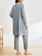 3-Piece Maternity  Nursing Pants & Long Sleeve Robe