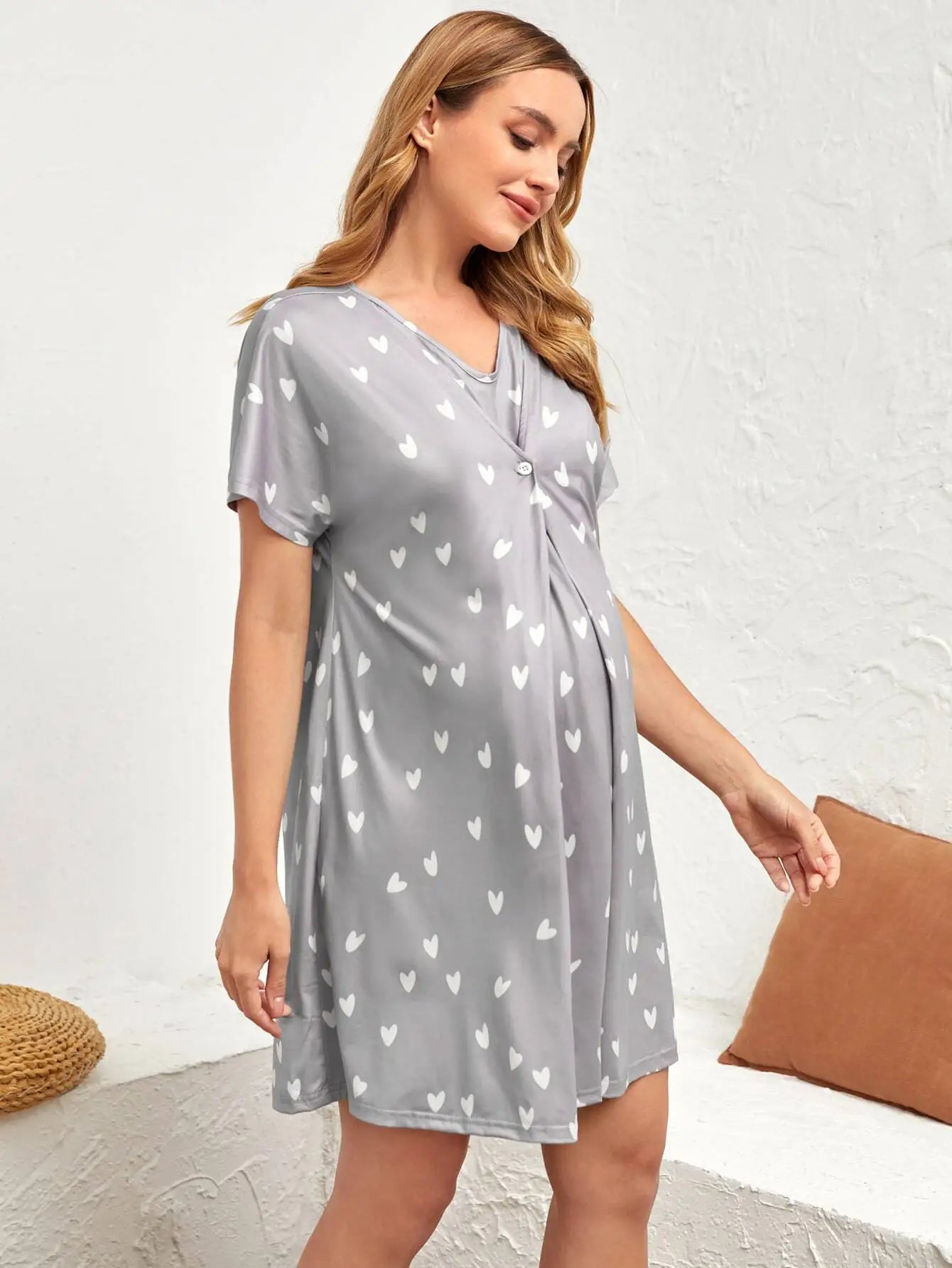 Nursing Nightdress for Maternity
