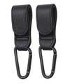 1/2pcs PU Leather Baby Bag Stroller Hook Accessories