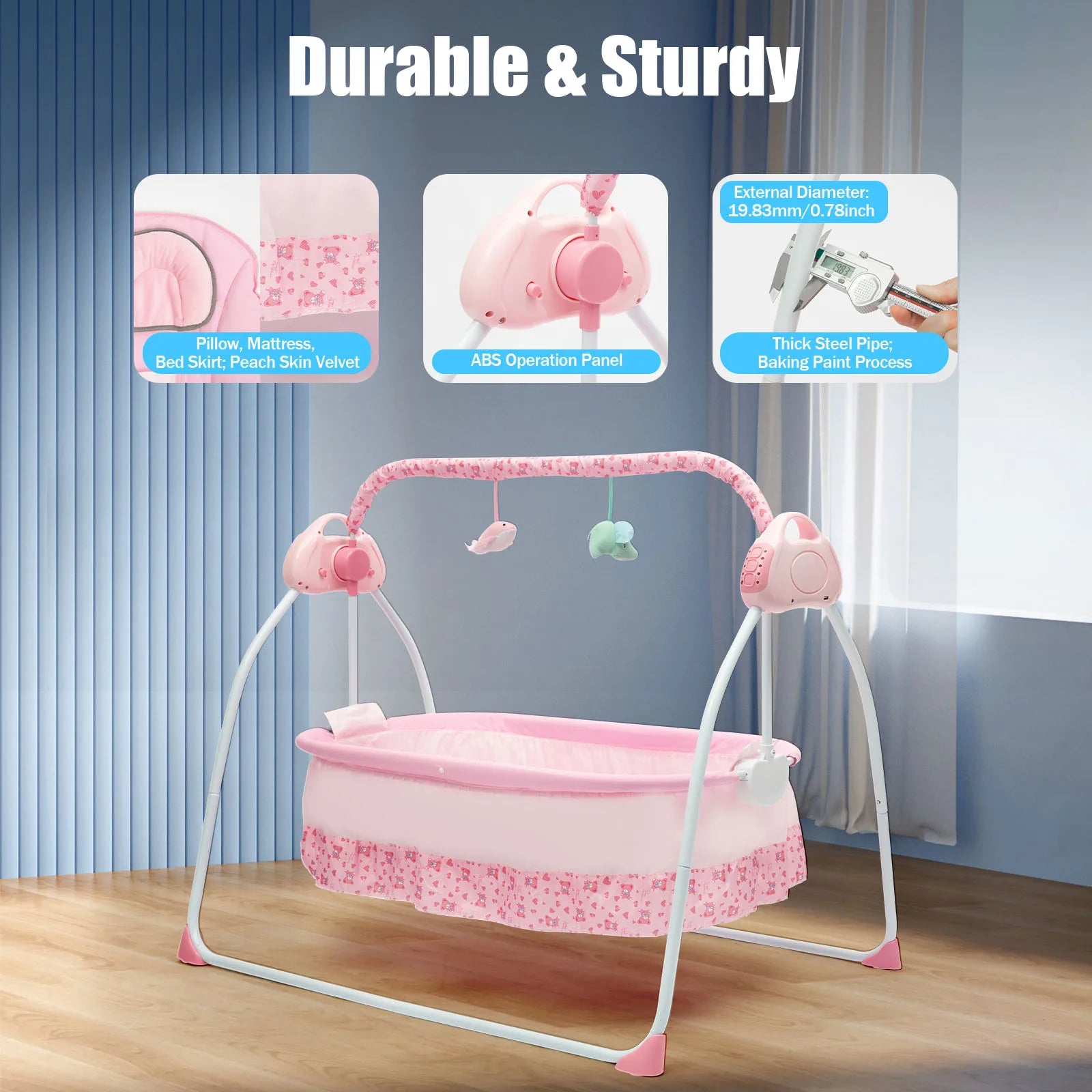 Cradle Swing Sleeping Basket 0-18 Months