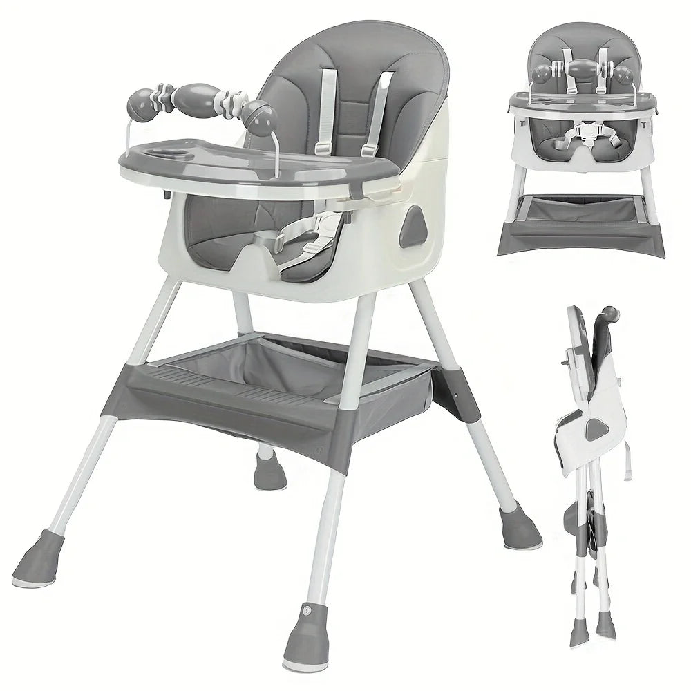 Foldable Baby High Toy Rack, Easy to Clean