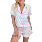 Women Summer Pajamas Set