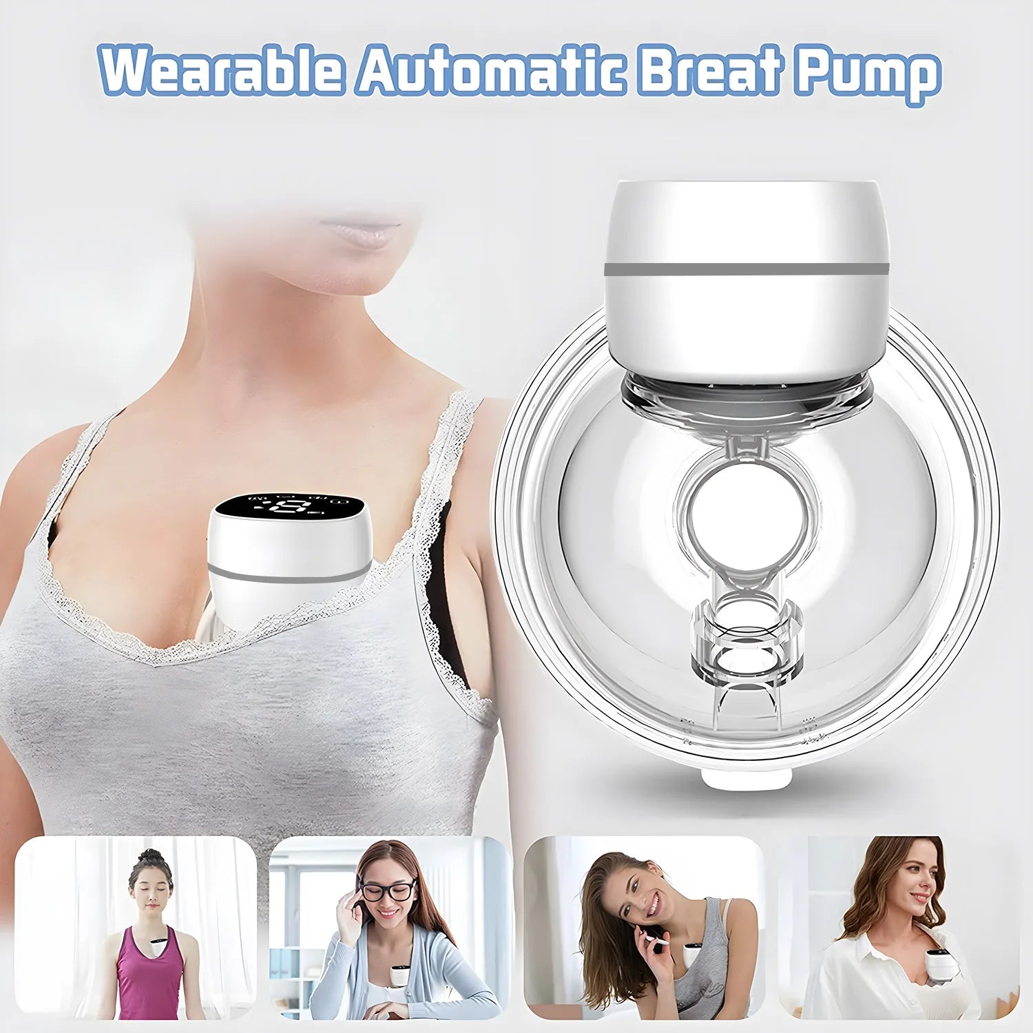 Wearable Electric Breast Pump Painless  automatic,