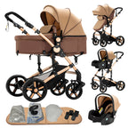 3 in 1 Baby Stroller with Car Seat ISOFIX Compatible