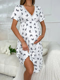 Maternity Surplice Dress