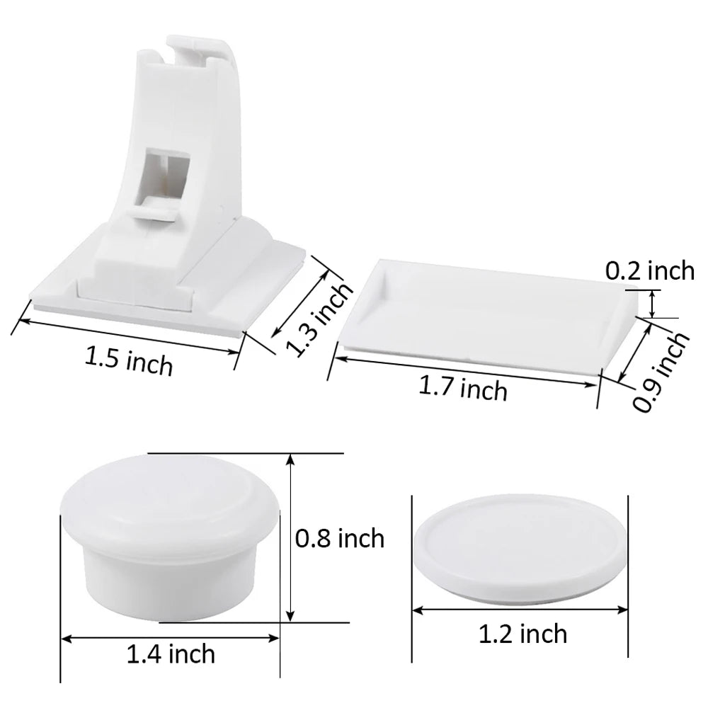 Magnetic Child Safety Lock invisible  Kids Security Drawer Latch Cabinet Door