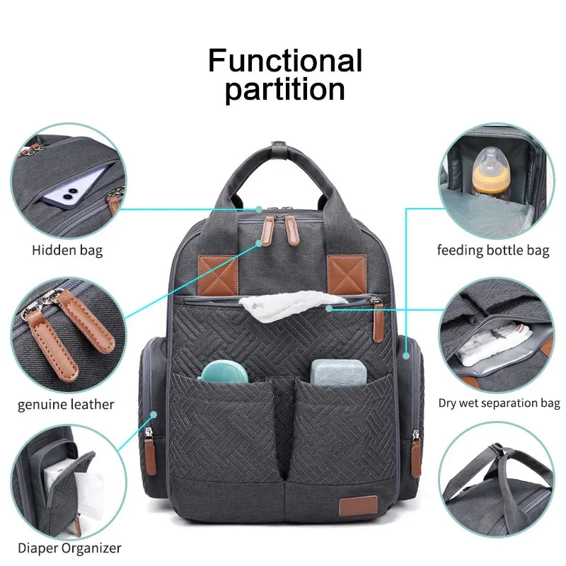 Multi-function Maternity Bags with Changing Mat