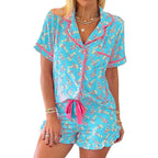 Women Summer Pajamas Set