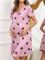 Maternity Nightdress with Pocket