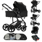 3 in 1 Baby Stroller with Car Seat ISOFIX Compatible