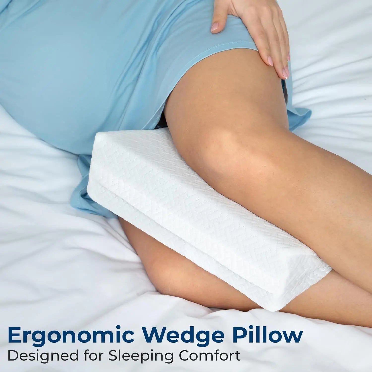 Knee Wedge Pillow- Firm Foam Support
